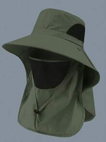 1pc Breathable Face Mask Sun Hat, Suitable For Outdoor, Sports, Hiking In Spring & Summer