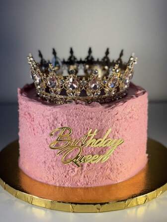 4Pcs Acrylic "Birthday Queen" Cake Topper Letters Modern Minimalist - Party Decor For Cakes, Cupcakes, Baking Supplies, Photo Booth Props, Dessert Tables, Birthday Decorations.