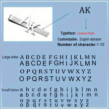 1pc Stainless Steel Tie Clip, Personalized Initial Tie Clip, Unique Men's Accessories, Perfect For Husband Wedding And Best For Man Gifts, Best Graduation Gifts, Father's Day Gifts,Christmas Present. - Multicolor - View 11