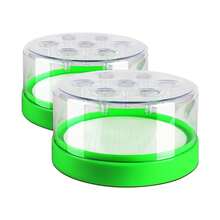 Fly Trap, Restaurant Fly Catcher, Reusable Fly Trap, Plastic Fly Trap Cage With 7 Catch Holes, Battery-Free And No Power Needed, Effective For Pest And Insect Control In Home And Garden, Indoor Automatic Fly Catcher - Multicolor - View 3