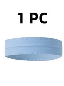 1/4pcs Sweat-Absorbent Sports Headband Elastic Knotted Turban Hair Wrap Breathable Yoga Gym Hairband