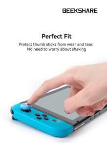 GeekShare 1 pièce Coque de protection ultra-fine, antichoc et anti-rayures, motif requin, compatible avec Nintendo Switch/Switch OLED et Joy-Con (la Switch OLED comprend un support).