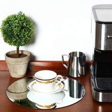 6/12/100 piezas Espejo redondo mini tamaño, espejos redondos de acrílico para centros de mesa, azulejos adhesivos de espejos redondos pequeños para decoración del hogar para manualidades y proyectos DIY, espejos circulares para platos de velas para decoración de bodas y centros de mesa, bandejas de espejo redondo para fiestas - Multicolor - Ver 8