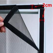 1pc Insect Mosquito Net Window Screen Thin Netting Black Fiberglass Summer Flyscreen
