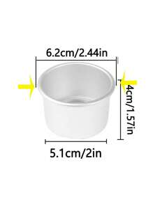 Cirelle Conjunto de Natal com 4 formas de mini pudins circulares de 2 polegadas antiaderentes e base destacável - adequado para cheesecake, pão, pizza, bolo de chiffon e gummies - Ferramentas de cozinha DIY. Observe que o tamanho de 2 polegadas não é grande e é adequado apenas para fazer mini pudins ou mini cupcakes