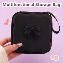 Data Cable Organizer, Hard Drive, Mobile Phone Charger, Charging Cable Compact Coin Purse