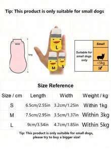 4 Stücke/Set Winterwarme Hunde Socken rutschfest Haustierschuhe Socken für kleine und mittlere Hunde, weich und atmungsaktiv, Chihuahua Teddy Welpen Fußabdeckung
