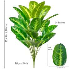 65-96-119cm (46.85 Inches) Artificial Tropical Banana Tree Palm Tree Fake Banana Tree Real Touch Strelitzia Plastic Plants For Home Garden Hotel Office Store