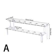 1pc 12-Hole Transparent Acrylic Ice Cream Cone Stand, Crispy Cone & Candy Display Holder