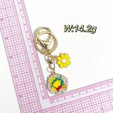 Disney Winnie Puuh & Ferkelchen Schlüsselanhänger, süßer Cartoon Metall-Legierungs Taschen Anhänger Accessoire