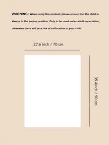 1pc Customizable Handmade Embroidered Name Kid's Knit Blanket, Casual, Suitable For All Seasons - Multicolor - View 11