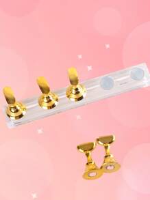 5 Stück/Set Magnetischer Nagel Halter Falsche Nagel Spitze Übungsständer Kristall Basis Halter Nagelkunst Anzeige für Nagelstudio DIY & Übung, Nagelbedarf, Nagelwerkzeuge, Nagelkunstwerkzeuge, Schulbeginn, Nägel, Nagelwerkzeuge für Aufklebe-Nägel