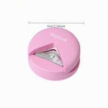 1pc Round Appearance, R4 Radius Corner Cutting Punch Tool For Card, Photo, Paper, Suitable For Scrapbooking, Multiple Colors Available,Back To School,School Supplies