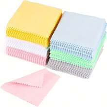 5/10/30pcs Eyeglasses Cleaning Cloths, Jewelry Care Polishing Cloths, Microfiber Cleaning Cloths, Suitable For Glasses, Lens, Mobile Phone Screen Cleaning And Wiping - Multicolor - View 8