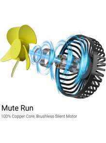 Ventilateur de siège de voiture USB, ventilateur de voiture, ventilateur de refroidissement de voiture USB 5V, ventilateur de voiture rotatif à 360°. 5 pales de ventilateur, 3 vitesses, sélectionnez le réglage approprié selon les besoins, idéal pour fournir un flux d'air frais aux passagers/animaux de compagnie, les gardant au frais. Taille compacte, gain de place, facile à transporter. Le ventilateur de voiture convient aux berlines, SUV, camping-cars, camions et plus.