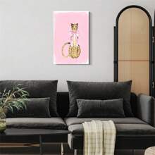 1pc Canvas Poster, Retro Tourism Print - Miami Beach Wall Art Canvas Paintings, Ideal Gift For Bedroom Living Room Corridor, Wall Art, Room Decoration,No Frame