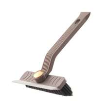 Multifunctional Rotating Hard Bristle Tile & Crevice Cleaning Brush, 2-In-1 Bathroom Tile, Window, Wall, Floor Scrub Brush