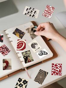 Y2K Stylish Cartoon Stickers - Creative Fashion Aesthetic Stickers, Suitable For Mobile Phones, Laptops, Notebooks, Cups, Delicate Cartoon Stickers - Waterproof, Self-Adhesive, Reusable, Advent Calendar Gift - Millennium Theme - View 2