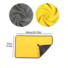 1pc Super Absorbent Microfiber Car Washing Towel - Extra Large, Thick Plush Detailing Cloth, Suitable For Car Care And Home Cleaning