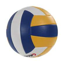 DHS Size 5 Volleyball - Professional Competition & Training Ball, Durable Indoor/Outdoor Use​ - Blue and White - View 6