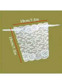 3pcs/1pc(Color Random) Elegant Floral Anti-Glare Bra Pads - Fashionable & Comfortable Lingerie Enhancer, Lace Knitted Padding For Women
