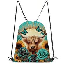 Drawstring Bag, Hand Held Or Shoulder Strap, Oxen Series, Suitable For Light Carrying, Sports, Hiking, Swimming, Cycling, Marathon, Sports Training Storage Bag, Long And Short Distance Running