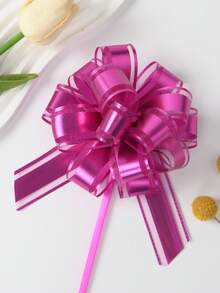 Hand Pull Bow, Gift Wrap Bow, Party Birthday Gift Wedding Ribbon Bow For Boxes Or Floral Decorations, Gift Holiday Decorations, Car Chair Decorations, Large Bow, Red Gift Bow, Fabulous Butterfly Flower Decorations For The Wedding Season, Easter Gift, Party, Birthday Gift, Wedding Ribbon Bow For Boxes Or Floral Decorations, Anniversary Gift Decoration