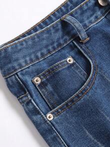 Men's Fashionable Straight-Leg Jeans, Suitable For Summer