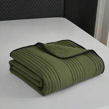 1pc Baby/Kids Bedding, Solid Color All-Season Thin Duvet, Ultra-Soft Breathable Lightweight Bed Quilt, Machine Washable, Suitable For Bedroom, Sofa, Outdoor Travel, Warm Decor Thin Blanket - Multicolor - View 27