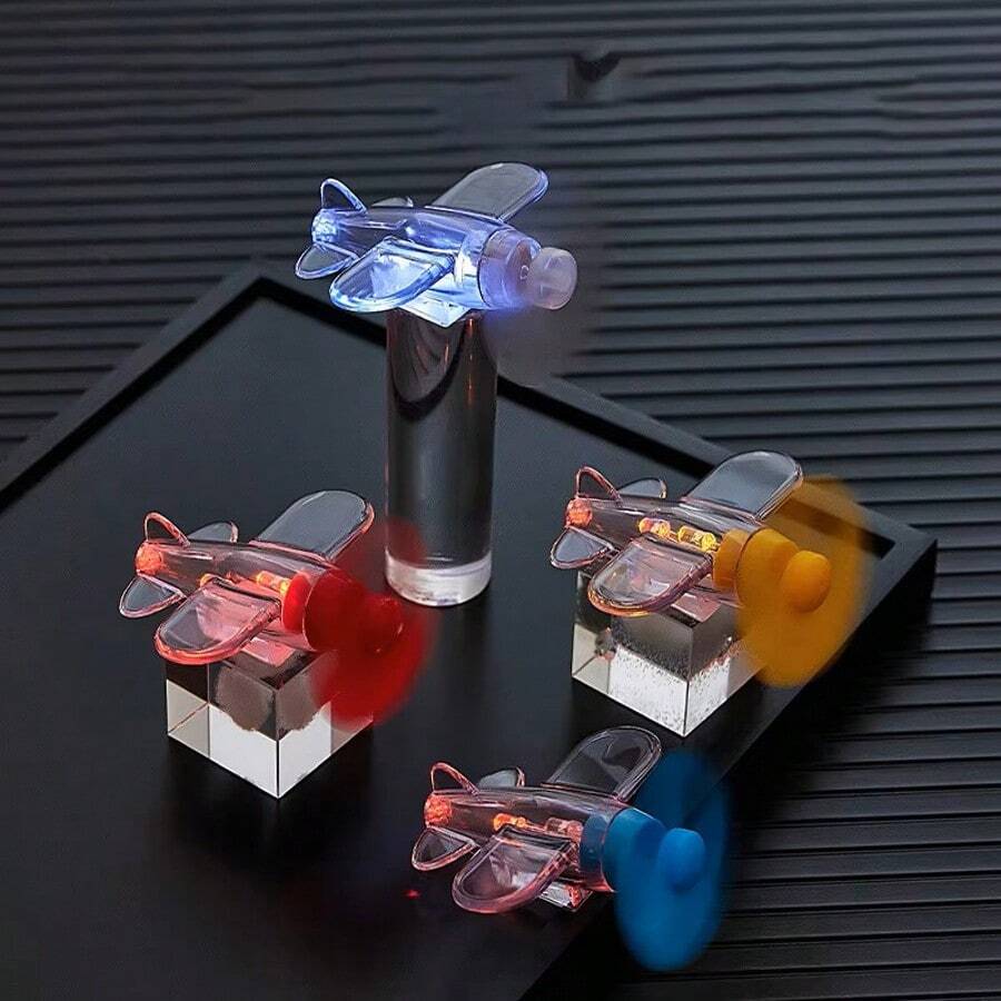 Cute LED Aerial Car Ornament# Car Decoration#Airplane Model #Motorcycle Ornament#Wind Powered LED Airplane