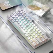 AULA F3061迷你便捷机械手感61键有线RGB笔记本平板电脑商务办公游戏键盘 - 彩色 - 查看 2