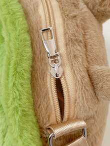 Cute Soft Plush Tortoise Crossbody Bag, Lovely Tortoise Filled Bag, Gift For Girls, Mothers, Christmas Decorations. - Multicolor - View 7