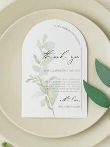 Floral Wedding Dinner Events, Seating Card Table Decorations, Thank You Card Arch Designs, Greenery Thank You Card Placements, Chic And Elegant Weddings, Table Centerpieces And Decorations, Thank You Card Placements, Table Setting Cards, Wedding Memorabilia, Receptions, Dinners, Events, And Celebrations Table Setting Cards