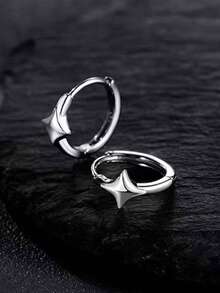 Fashion Star Stud Earrings, Couple Ear Rings For Daily Matching In Japanese And Korean Style, Simple And Unique Design, Suitable For Casual And Fashion Clothes, Multifunctional Accessories, Holiday Gifts, Birthday Presents, Valentine's Day Gift