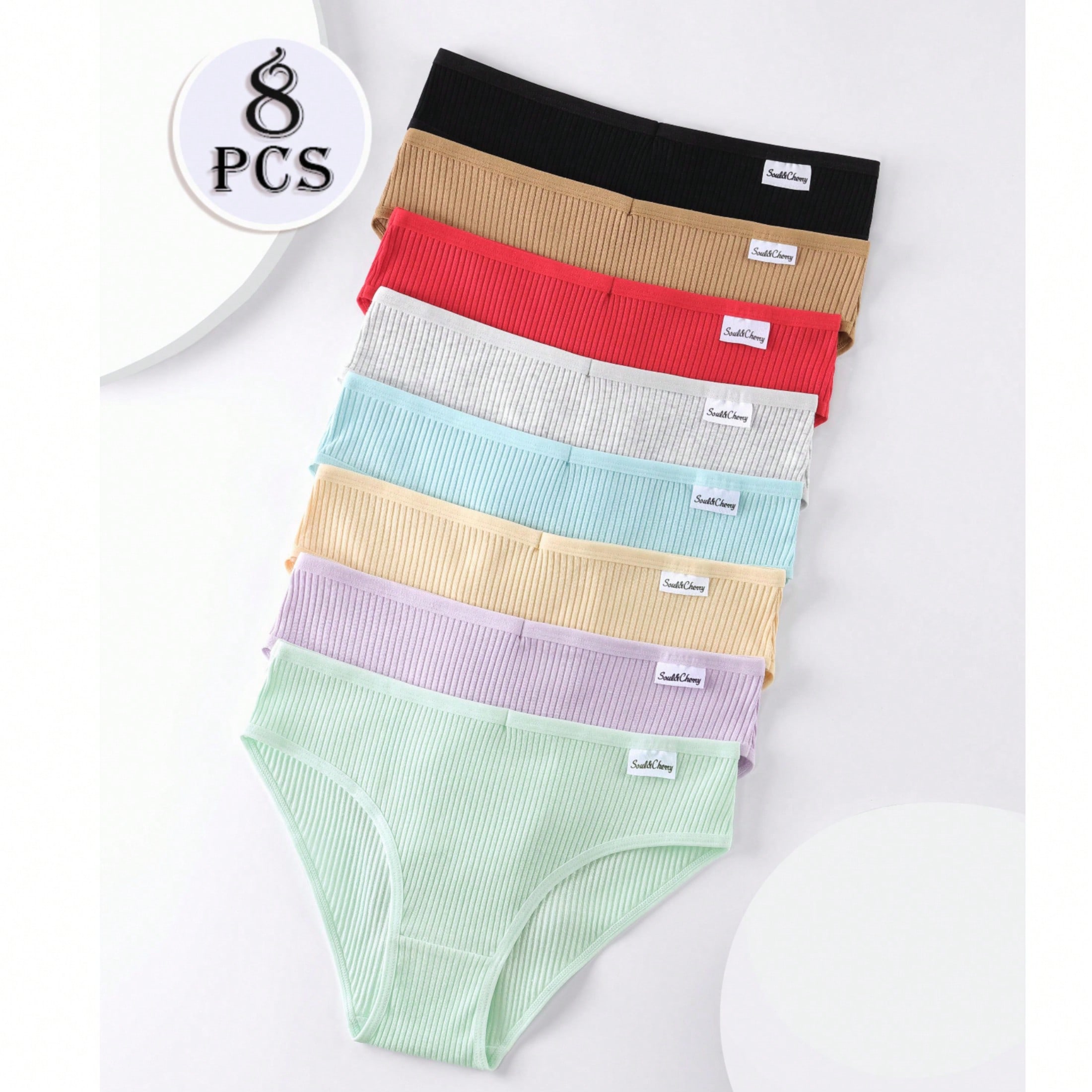 Piezas de ropa interior para mujer, pantis deportivos cómodos y transpirables, lencería sexy - uso diario suave y amigable con la piel