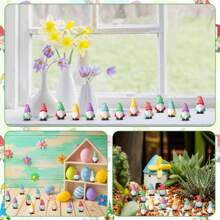 25/10/5 Stücke Mini Zwerg Figuren Micro Zwerge Fee Geschenk Statuen Figuren für Landschaft Außenbereich Terrasse Garten Frühlingsfest Party Dekoration, Geburtstagsgeschenk, Ostern Weihnachtsdekorationen, Muttertagsgeschenke