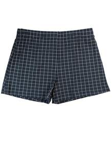 4 Stücke klassische karierte lose sitzende Loungewear Boxer Shorts, weiche & bequeme Herren Unterwäsche Shorts