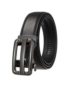 高端轻奢商务男士腰带合金镂空自动扣无钻裤带 - 多色 - 查看 3