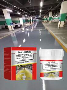 Peinture époxy pour sol imperméable pour les murs et les sols de la maison, imperméable, résistante aux fissures, couvrant, résistante aux taches et pâte de rénovation, convenant pour la peinture de sol de garage, la peinture de sol à base d'eau et la peinture époxy pour sol imperméable