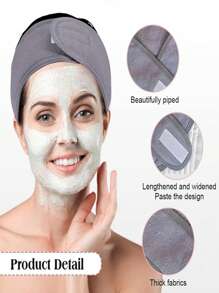 Fascia per capelli regolabile da donna per trattamenti spa e viso, turbante in morbido asciugamano per il lavaggio del viso, accessori per capelli da trucco