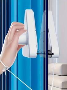 Magnetic Double-Sided Window Cleaner For High-Rise Buildings, Strong Magnetic Glass Cleaning Tool For Living Room, Bedroom, Bathroom - Suitable For 3-10mm Thick Single-Ply Glass, No Electricity Required, Durable Plastic, High-Rise Window Cleaner | Fashion Window Cleaner | Magnetic Glass Cleaner
