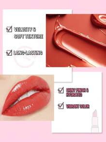 Misslyn Cream Crush Lipstick, Creamy Non-Stick Hydrating Lipstick, Creamy Hydrating Satin Lipstick High-Shine Rich Buildable Nude, Y2K Makeup Party Beach Travel Holiday Camping Outdoors Present Rose Fashion Girl New Year Cosmetic Cosplay Best Trip Festivals Color Fancy Campus School Charm Vibe Cny Chinese New Year, Valentine's Day Gifts,Vegan,Cruelty Free, Halloween, Pumpkin, Trick Or Treat, Oct 31st, Ghost