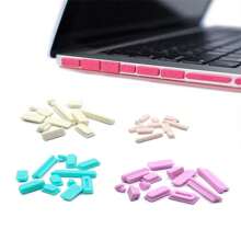 16pcs Type C Port Dust Plug, Multi-Color, Silicone Universal Computer Accessories