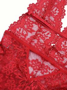 Women Plus Size Sexy Lace Teddy Lingerie