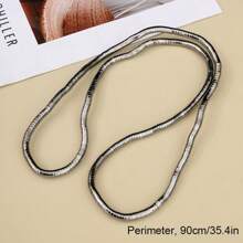 1pc Fashionable Flexible Snake Design Twisted Necklace, Versatile Style, Suitable For Women's Outfits And Holiday Attire