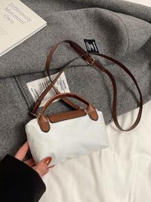 1pcmini Fashion Handbag Small Square Bag, Fashionable & Versatile Women Shoulder Bag Crossbody Bag, Solid Color Mini Purse, Fits Phone, Coins, Lipstick, Daily Use, Commute
