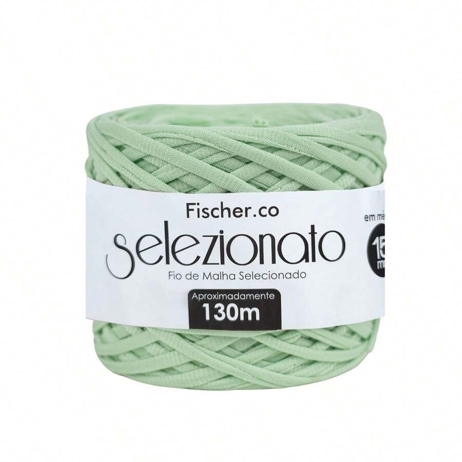 Selected Knitting Yarn 15mm 130 Meters Various Colors - Card 1 - 02 薄荷綠 - 查看 1