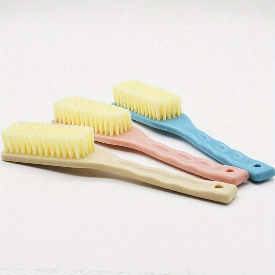 Macaron Color Soft Wool Shoe Brush, Not Hurt Shoes, Household Carpet Cleaning Brush - 彩色 - 查看 1