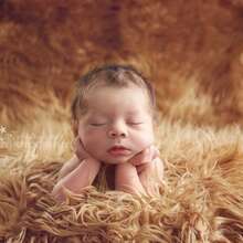 1 Pieza Manta de Fotografía de Recién Nacido de Piel Sintética Estilo Lana Artificial Suave y Esponjosa para Fondo de Fotografías, Accesorio para Sesión Fotográfica de Bebé, Manta de Llenado para Canasta de Piel Sintética Mongola