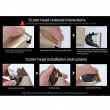 1 件专业宠物美容套装 - USB 充电电动修剪器，配有厚陶瓷刀片、刷子和测量工具套装，适用于猫和狗